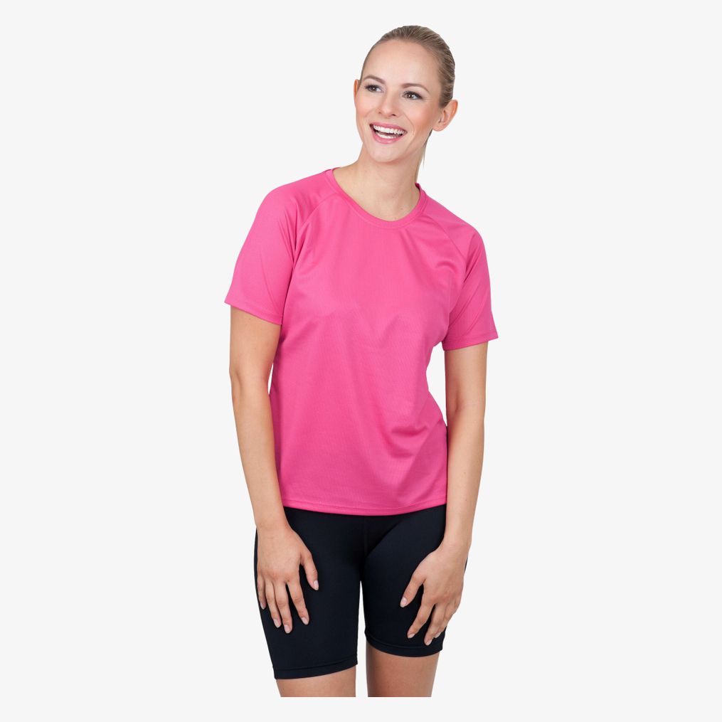 Ladies Rainbow Tech Tee Cona Sports