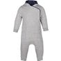 Kariban Grenouillère bébé avec capuche oxford_grey/navy