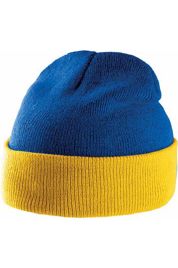 Image produit Bonnet bicolore avec revers