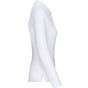 WK Designed To Work Polo manches longues femme white