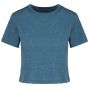 ProAct Crop top triblend femme duck_blue_heather