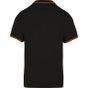 Kariban Polo maille piquée manches courtes homme black/red/yellow