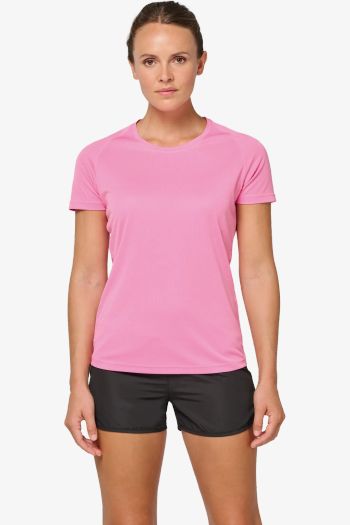 Image produit T-shirt de sport à col rond recyclé femme