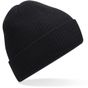 Beechfield Bonnet en maille côtelée de Polylana® black