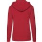 fruit of the loom Ladies classic hooded sweat red