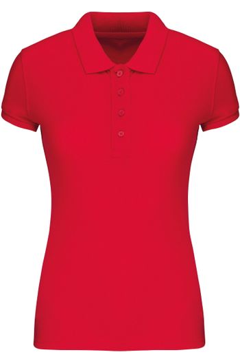 Image produit Polo piqué BIO manches courtes femme 