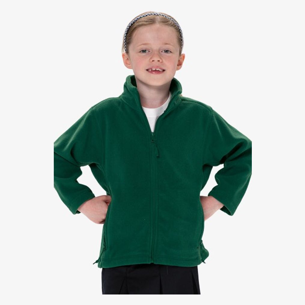 Childrens Full Zip Outdoor Fleece Russell