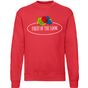 Fruit of the Loom Vintage Vintage Sweat Set In Large Logo Print red