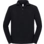 fruit of the loom Iconic Premium Zip Neck Sweat black