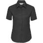 Russell Chemise Oxford cintrée manches courtes femme black