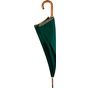Kimood Parapluie mât en bois bottle_green/beige