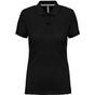 WK Designed To Work polo manches courtes Femme black