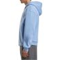 Build Your Brand Fluffy Zip Hoody powder_blue