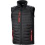 Result Compass Padded Softshell Gilet black/red
