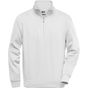 James&Nicholson Workwear Half Zip Sweat white