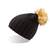 Atlantis Monte Bianco - Bonnet pompon black/beige