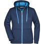 James&Nicholson Ladies' Doubleface Jacket navy/aqua