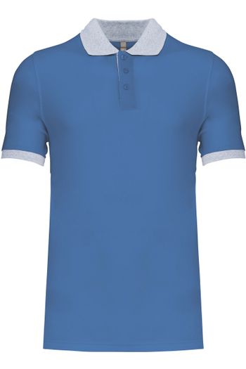 Image produit Polo piqué bicolore homme