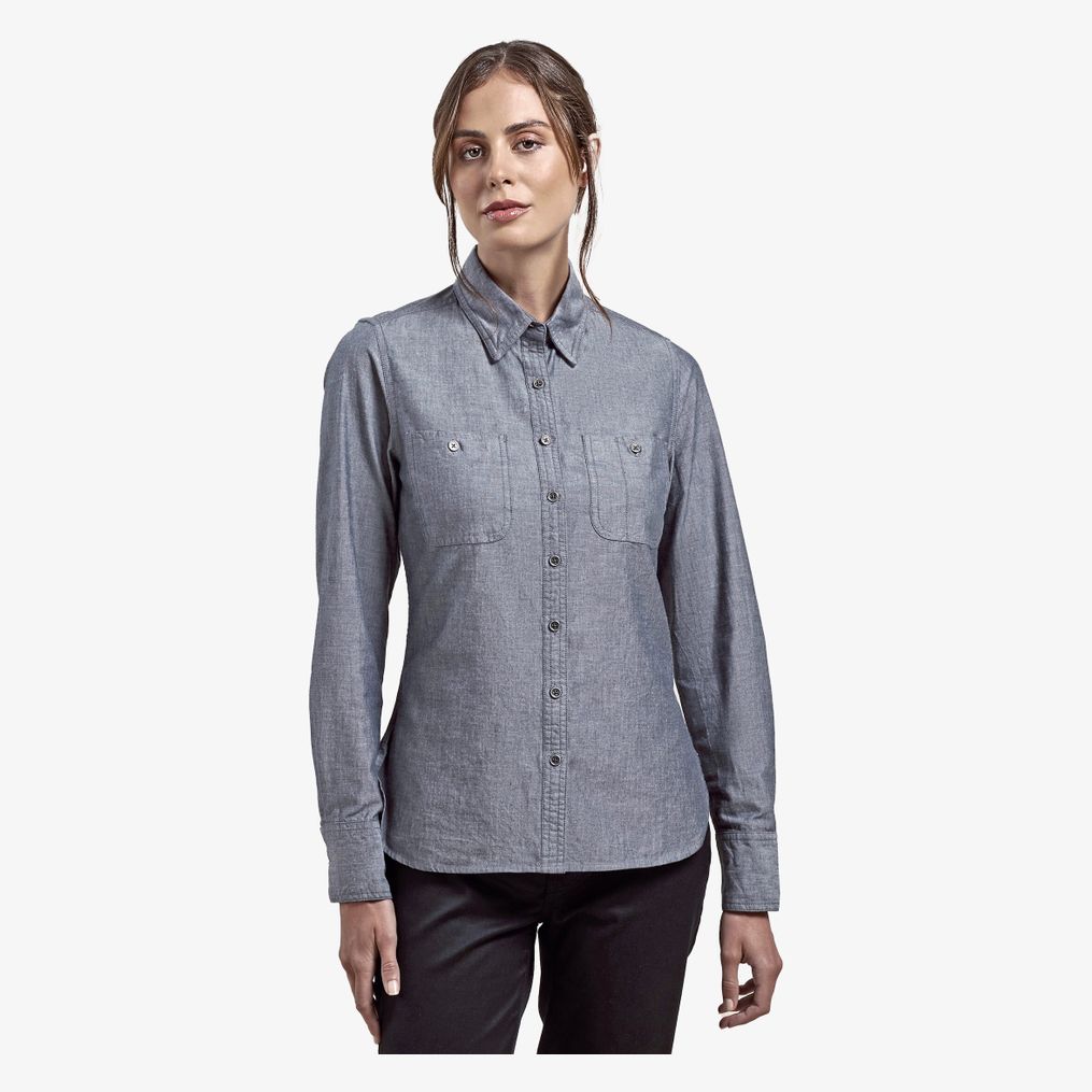 Chemisier Chambray durable pour femme Premier