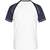 James&Nicholson Men´s Raglan-T white/navy