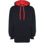 fdm Contrast Hoodie black/fire_red