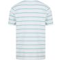 Front Row Striped T white/duck_egg