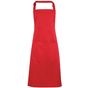 Premier Tablier bavette avec poche Colours Collection strawberry_red
