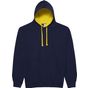 AWDis Just Hoods Varsity Hoodie oxford_navy/sun_yellow