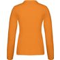 kariban Polo piqué manches longues femme  orange