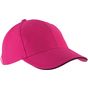 k-up Orlando - Casquette 6 panneaux fuchsia/black