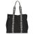 Kimood Grand sac shopping recyclé à soufflet black_night/nippon_ecru