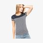 Kariban T-shirt marin col rond Bio femme