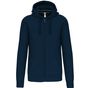 Kariban Sweat-shirt capuche zippé unisexe navy