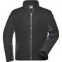 James&Nicholson Men´s Workwear Fleece Jacket -STRONG- black/carbon