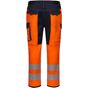 Velilla Pantalon stretch avec genouillères et bandes réfléchissantes navy/fluo_orange