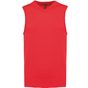 Kariban Pull col V sans manches red