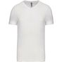 kariban T-shirt col V manches courtes - white - 3XL