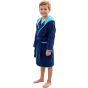 A&R Peignoir Boyzz&Girlzz® French navy / Aqua blue