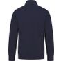Henbury Unisex sustainable 1/4 zip sweatshirt navy