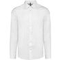 Kariban Chemise oxford manches longues homme white