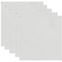 Kariban Serviettes d'invité 30 x 30 cm - Lot de 5 serviettes white