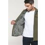 Kariban Surchemise polaire doublée sherpa dark_khaki/storm_grey
