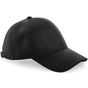 Beechfield Casquette 6 panneaux en faux daim black