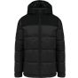 Kariban Parka matelassée à capuche bi-ton unisexe black