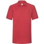 fruit of the loom 65/35 Heavy Piqué Polo - rouge - 2XL