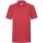 fruit of the loom 65/35 Heavy Piqué Polo - rouge - 3XL