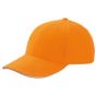 Myrtle Beach 6-Panel Sandwich Cap orange/white