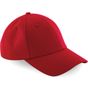 Beechfield Casquette de baseball authentique rouge classique