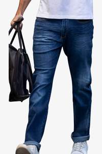 Image produit Jeans RL80 stretch coupe droite ajustée brossé SANCHOS