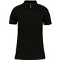WK Designed To Work Polo Day To Day contrasté manches courtes femme black/silver